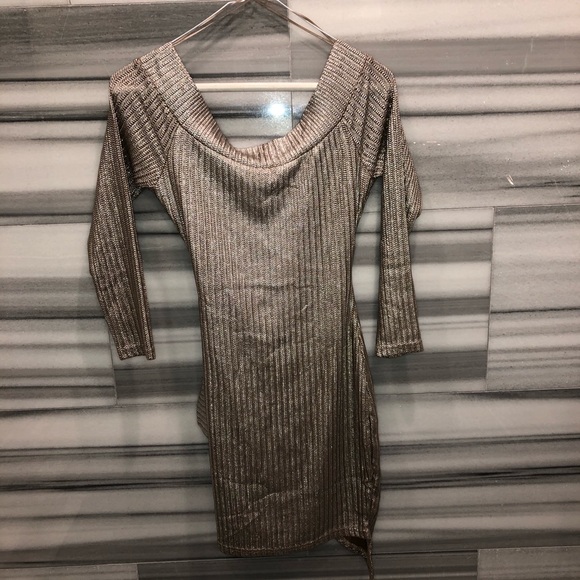 NWT Luxxel silver wrap dress - Picture 4 of 7